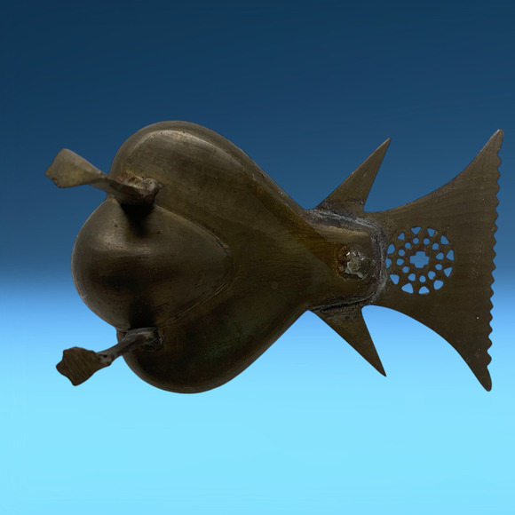 Vintage Khorasan Style Brass Bird Dove Incense Burner Hinged Lid India READ - Picture 7 of 10